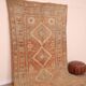 Peach Vintage Moroccan Rug 173 x 277 cm, Berber Wool Rug, Handmade Rug Boho