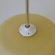 Vintage Beige Pendant Light / Retro Kitchen 1950 / Mid Century Glass Lamp