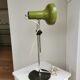 Vintage Olive Green Table Lamp, Adjustable Retro Desk Light