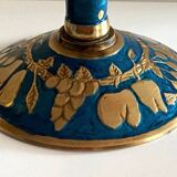 Atypical duo of candlesticks, candle holders, copperware from cerdon