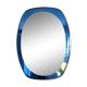 Miroir sur plaque de verre bleu 60×80 cm