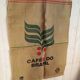 Sac à café "do brasil"  en toile de jute