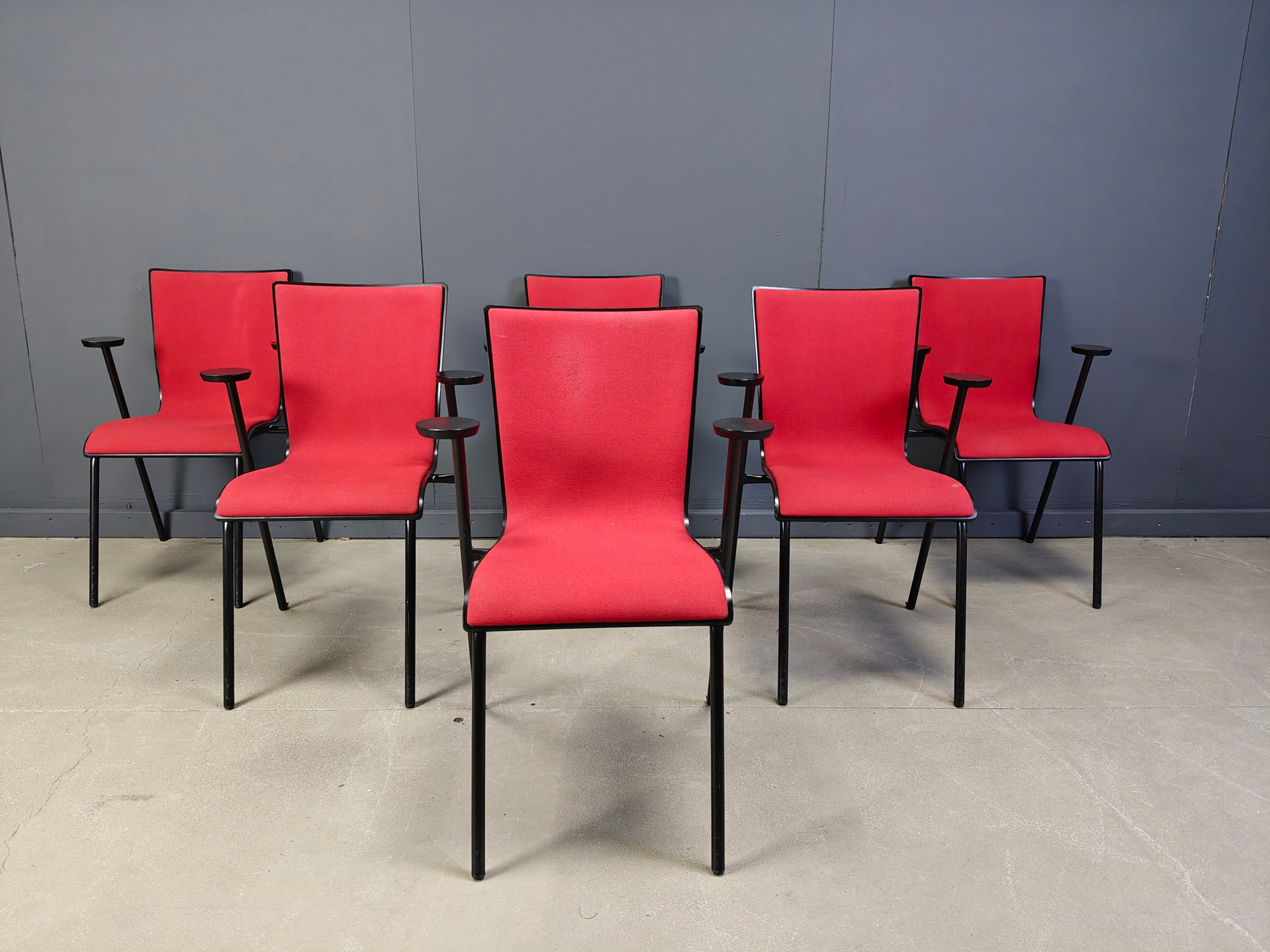 Vintage Occhio chairs by Roel Vandebeek for Drisag, 2000s - set of 6