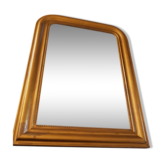 Miroir ancien doré style Louis Philippe 67x91cm