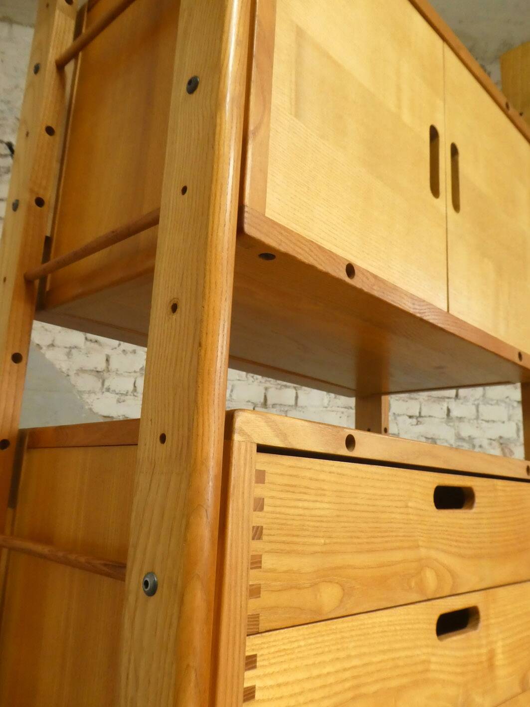 modular elm shelf, 1970