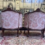 Paire de fauteuils Louis XV - Rocailles