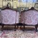 Pair of Louis XV armchairs - Rocailles