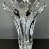 Crystal vase called "Giraffe Head" by Art Vannes France, 1950s.