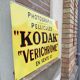 Plaque metal vintage Photo Kodak non emaillée sign