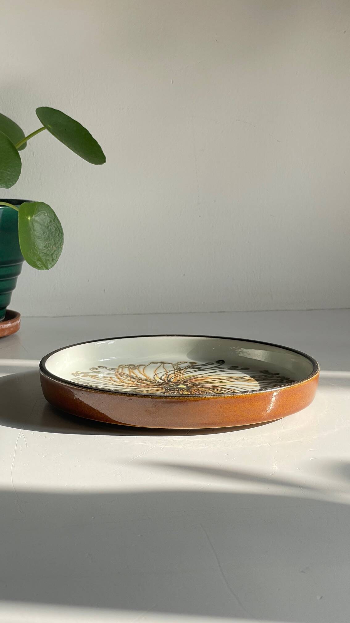 Royal copenhagen ceramic pocket tray by hellen malmer vintage