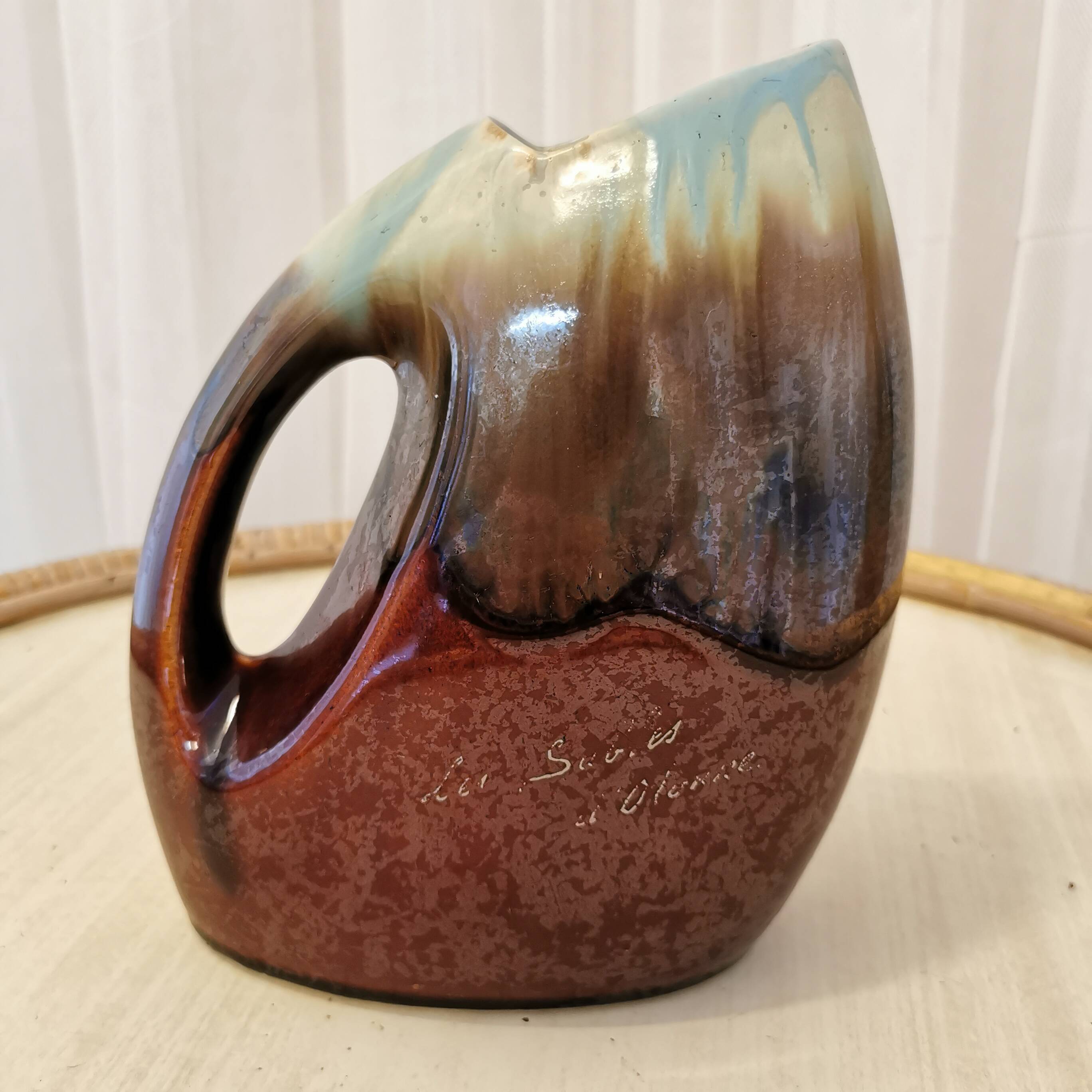 Ceramic water pitcher