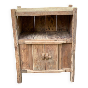 Petite armoire en orme massif - Shandong Chine vers 1900