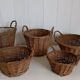 Lot de 5 corbeilles