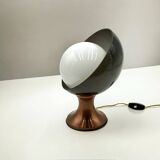 Space Age Tulip Lamp with Lucite and Opaline Glass Lampshade, 1970s