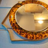 Double-sided tilt mirror 70's lucite