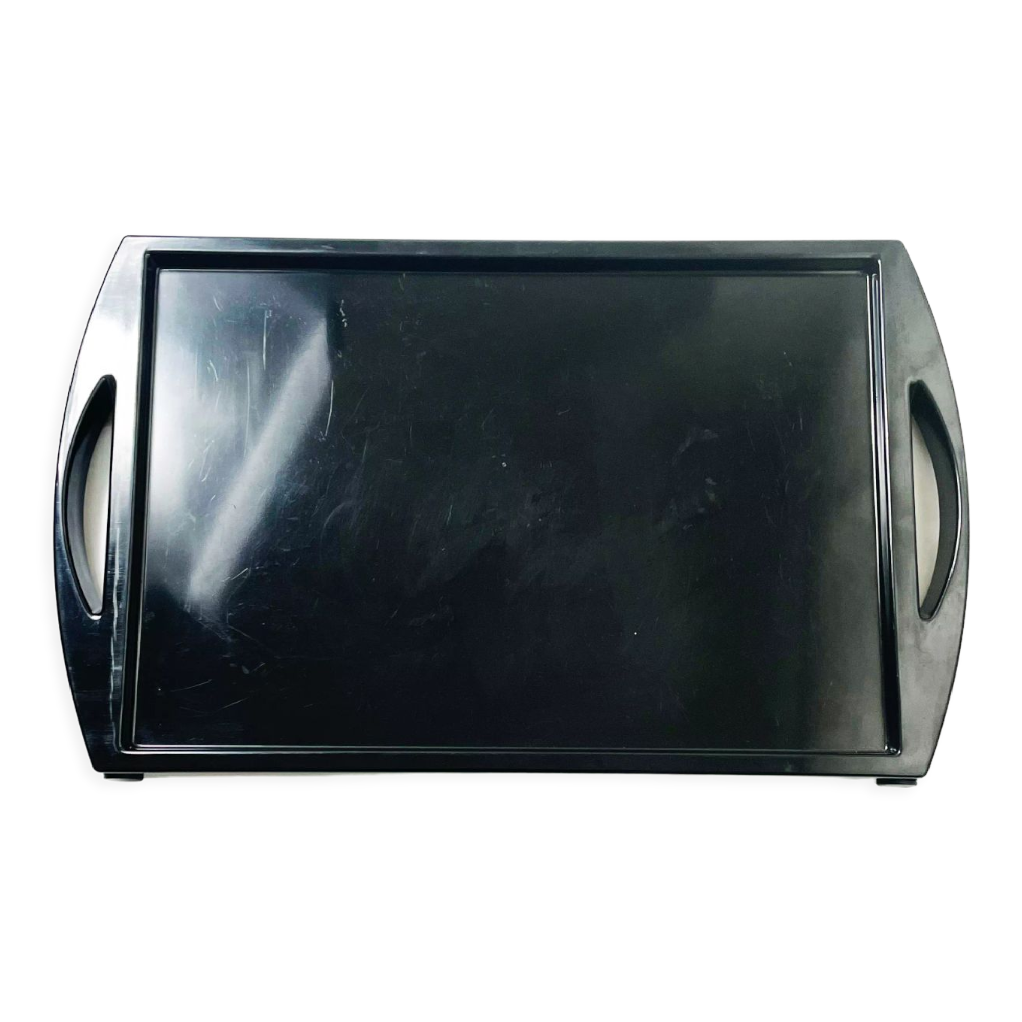 Foldable vintage plastic tray