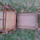 Vintage rattan long chair