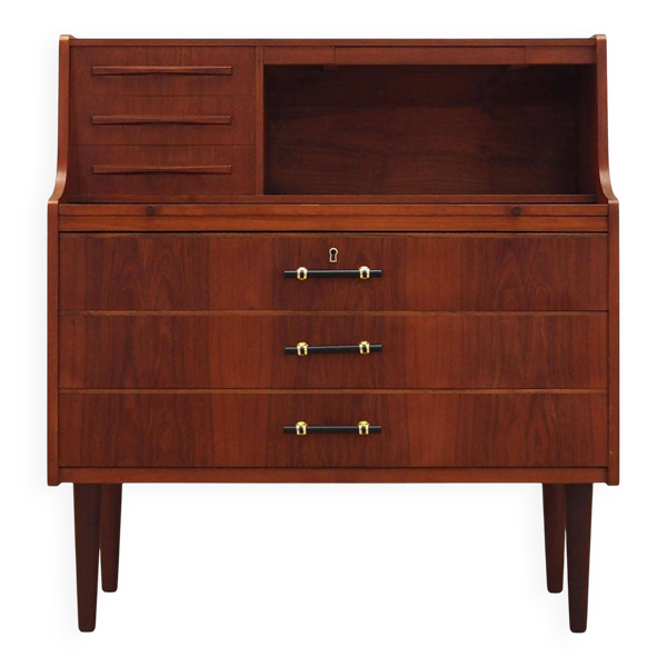 Secrétaire en teck, design danois, années 1970, production : Danemark