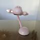 Pink ceramic “airplane” lamp from the 80s