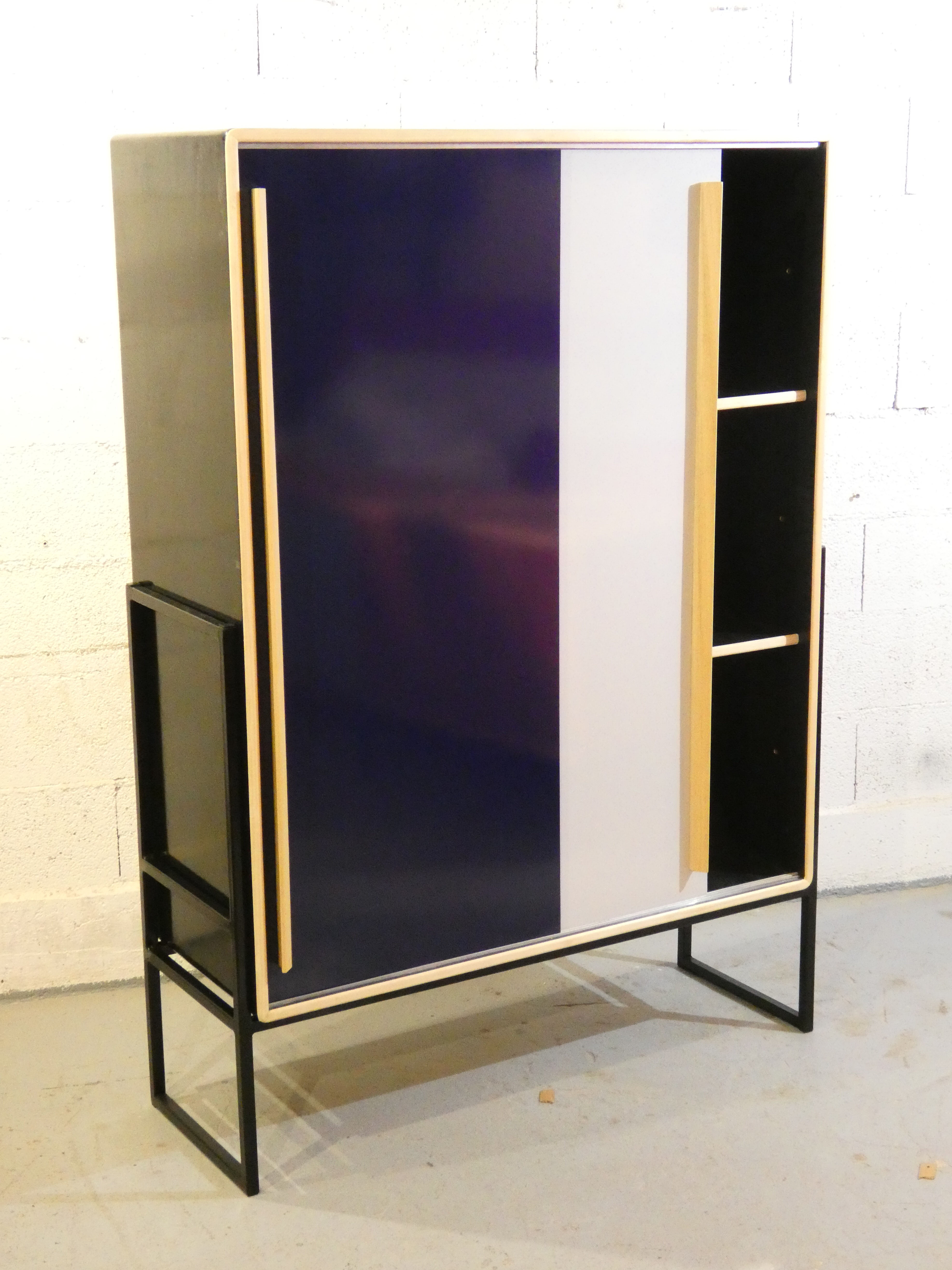 Unusual 60s style single-style wardrobe