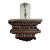 Designer aluminum soliflore vase