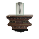 Designer aluminum soliflore vase
