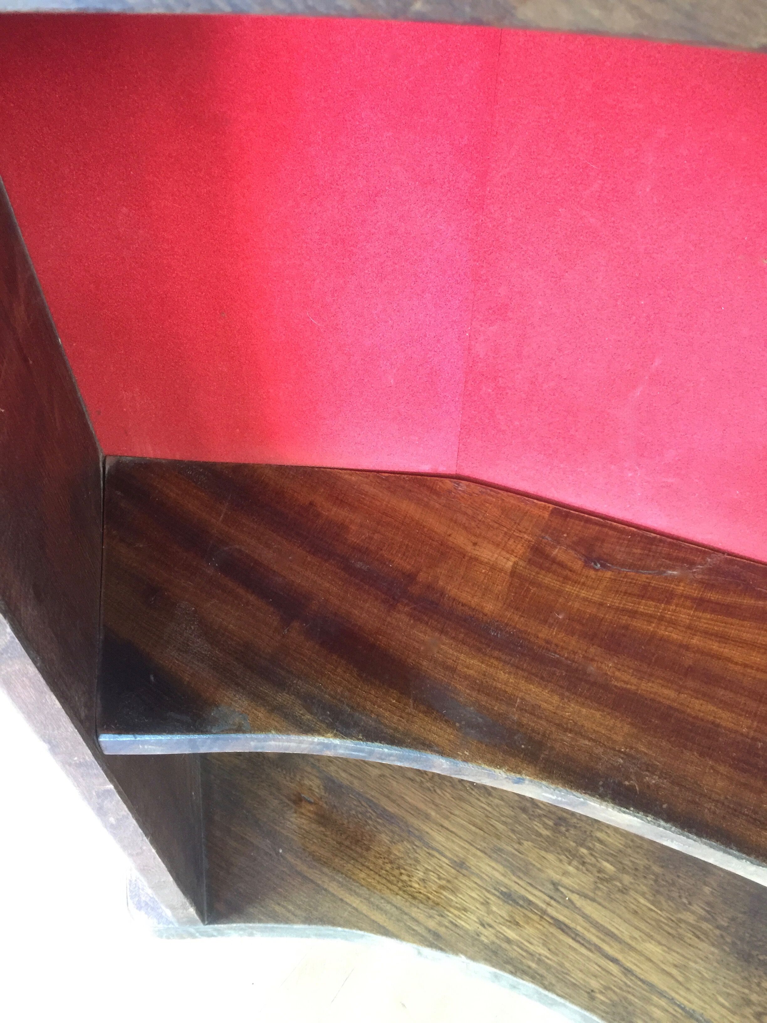1960s solid elm bar
