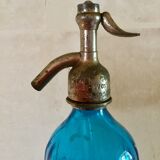 Old siphon blue brasserie Paris