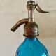 Old siphon blue brasserie Paris