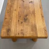 Vintage solid oak coffee table