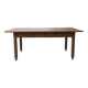 1950s oak butcher's farm table