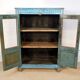 Vaisselier - Burmese teak buffet with original blue patina