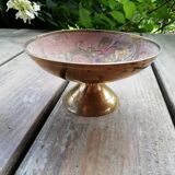Partitioned brass cup
