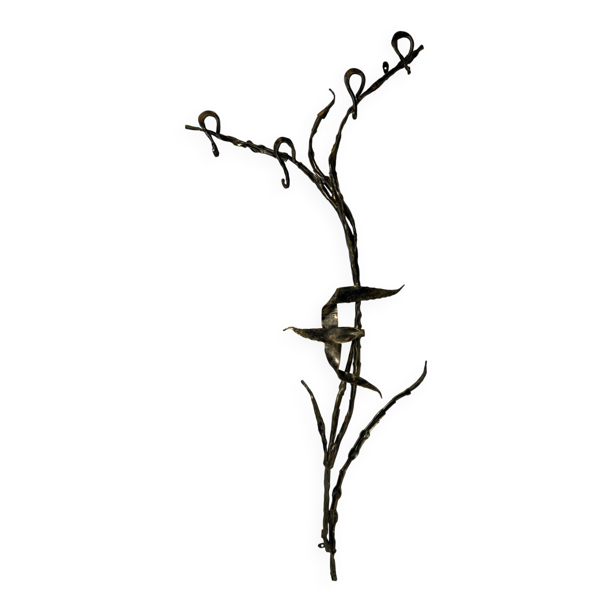 Coast Rack, Bronze, Signed, Italy, 1974