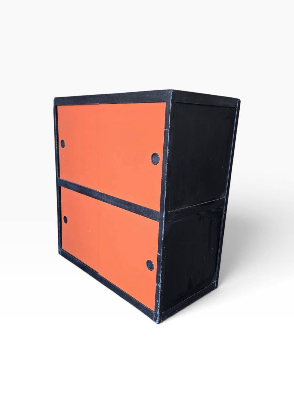 Vintage orange sliding door wardrobe kewlox