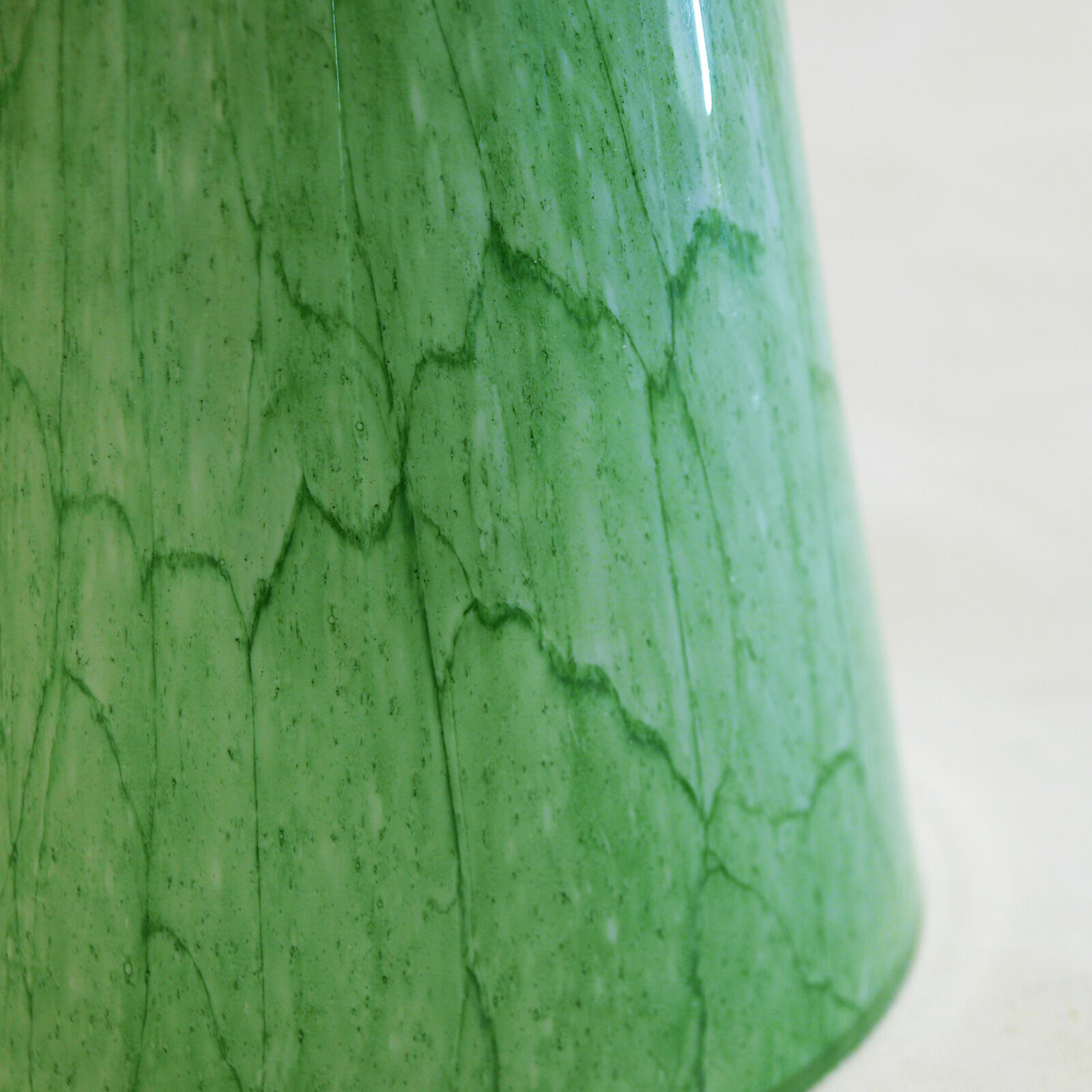 Multi-layered glass soliflore vase