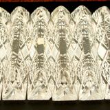 Set of 12 wears cut-out lead crystal knives
