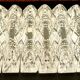 Set de 12 porte couteaux en cristal au plomb taillé