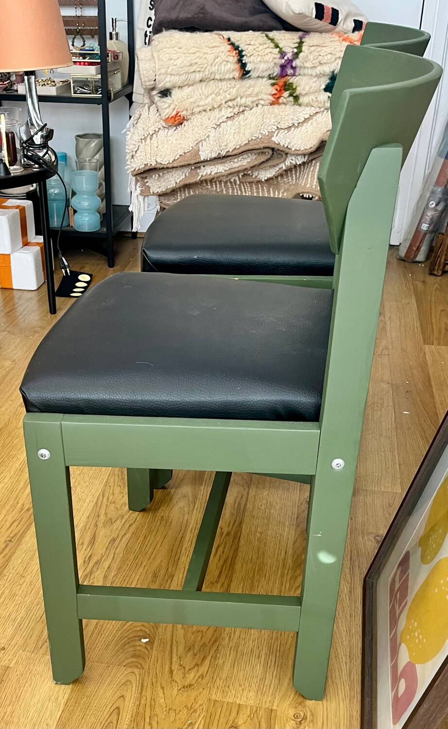 Pair of Niels Gammelgaard chairs, Natura model