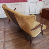 Scandinavian wing sofa 50s 60s