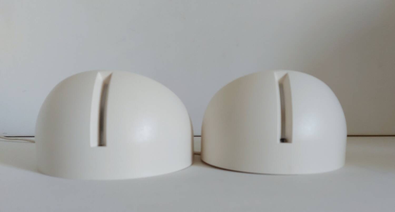 Pair of Italian designer wall lights