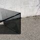 Table basse verre fumé, design Rolf Benz (Made in Germany)