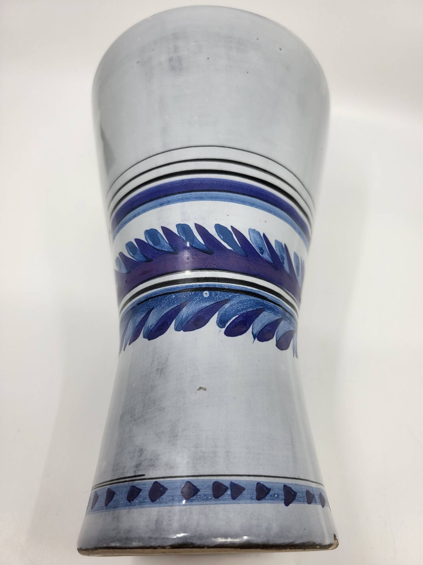 Roger Capron cornet vase in French ceramic Vallauris 1950