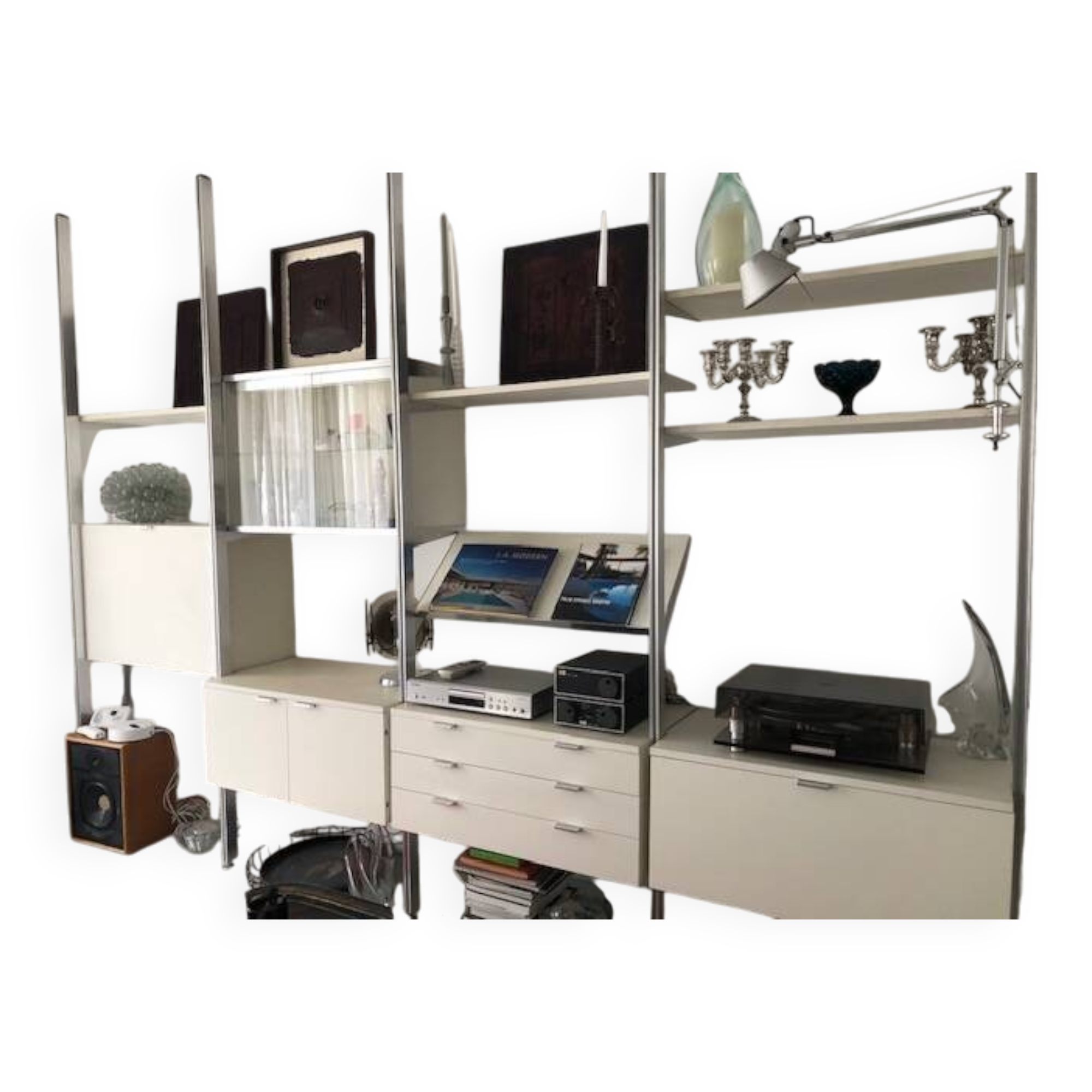 CSS Modular Wall Shelf (circa 1970)