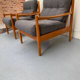 Pair of Scandinavian armchairs