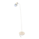 Vintage articulated Diabolo floor lamp, 1970s