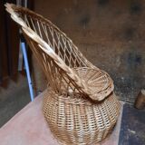 Wicker child chair