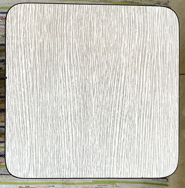 Vintage white formica chest