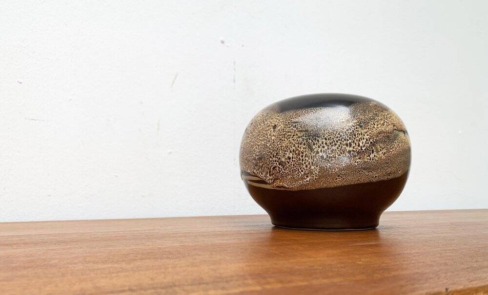 Mid-century German studio pottery vase by Till Sudeck, 1960s.