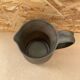 Antique vintage grey brown ceramic pitcher